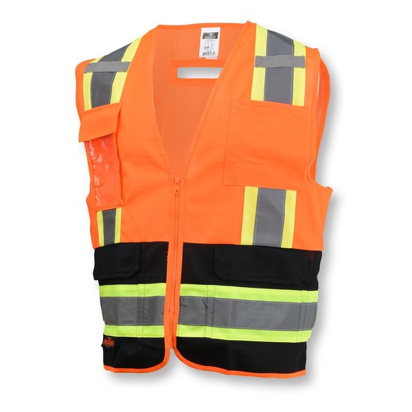 Radians Hi-Vis TpR/Cl2 2TnSol F/ Msh Bk Surv Vst-Org-M SV6B-2ZOD-M